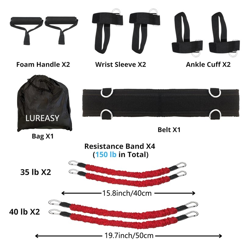 12pcs/set Boxing Resistance Bands, Boxing Equipment,Training Equipment, Boxing Trainer, Boxing