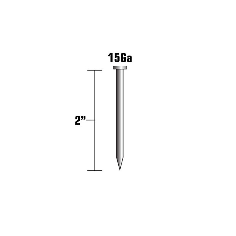 Metabo HPT Finish Nails | 2" x 15 Gauge |