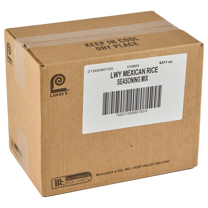 Lawry's Mexican Rice Seasoning Mix, 11 oz (Pack of 6)
