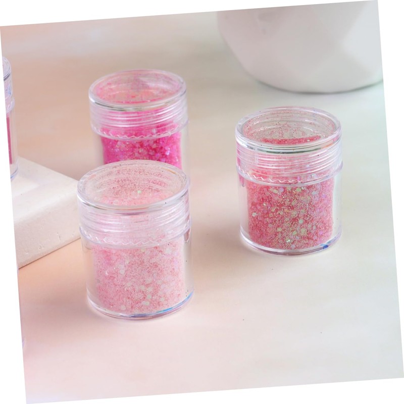 Ipetboom Nail Art Sequin Powder 5 Pcs Mixed Size Sequins