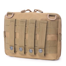 Tactical Molle Tool Pouch Multi-Purpose Modular Utility Bag (Tan)