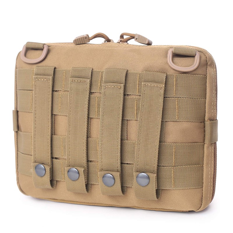 Tactical Molle Tool Pouch Multi-Purpose Modular Utility Bag (Tan)