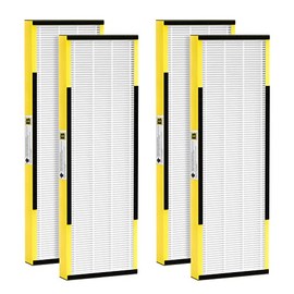 4 Pack HEPA only, FLT4825 True HEPA Filter B Replacement, Compatible with Guardian Air Purifier AC4825 AC4300 AC4800 AC4900 AC4850