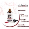 Nutroliq Vitamin B12 Liquid Drops - High-Strength 5000mcg Methylcobalamin Supplement