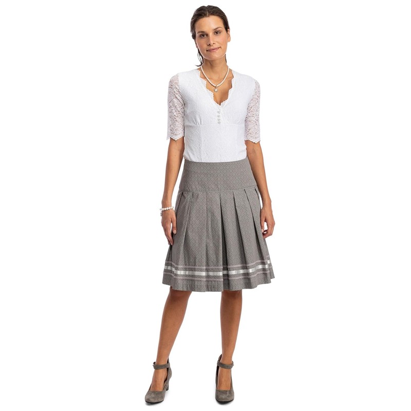 MarJo Fiona Women's Costume Skirt Grey 34, gray