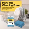 Miracle Microfiber Scrubbing Sponge, Blue Extra Scrubbing Power Sponge for
