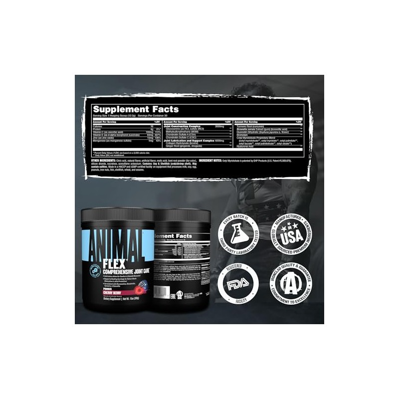Animal Flex Powder – All-in-one Complete Joint Support Supplement –