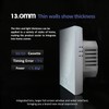 Smart Thermostat LED Screen Water Heating Control 13mm Recessed Wireless