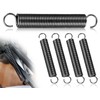 Lhbwhiz Pack of 4 tension springs, stainless steel small tension