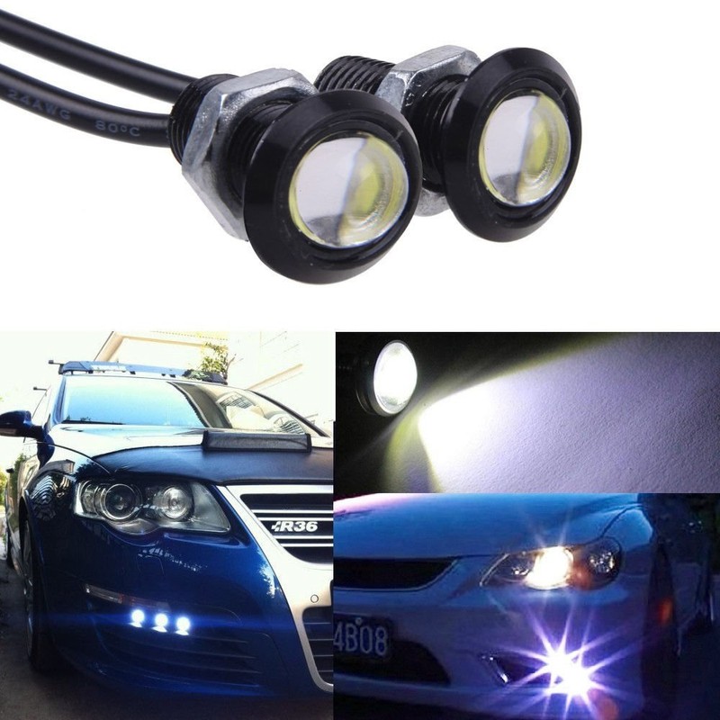 E Support 9W LED DRL Eagle Eye Light Car Motor