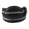 Men's Cowboy Belt Stingray Print Imitación Mantarraya (Black, 36)