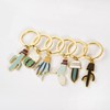 KOTUWA Cute Creative Cactus Shaped Key Chains Key Rings Pendants