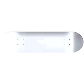 Moose Blank Skateboard Deck 7.75 DPD White Skateboards