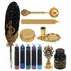 Feather Pen Business Fire Lacquer Stamp European Retro Style Sprinkled