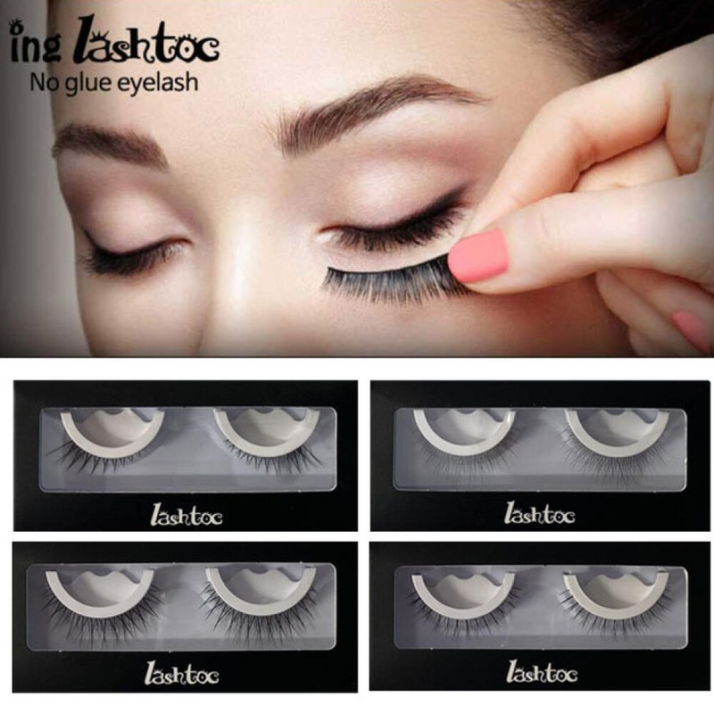 Lash Talk 래쉬톡 접착제 없이 붙이는 노글루 원터치 속눈썹 1세트