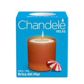 Vela aromática Brisa del Mar en Vaso de barro