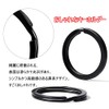 LIKENNY Flat Key Ring, Key Ring, Double Ring, Fall Prevention,
