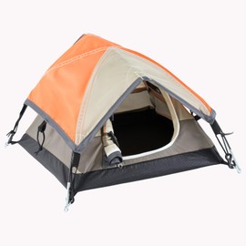 Generic Mini Tent,Model Tent Decoration，Tiny Tent for Home and Garden Decoration,for Small Animal,Toy Display, Orange