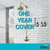 ENKI R35 150mm Traditional Fixed Small Shower Head - Antique
