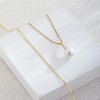 JECOMY Layered Gold Necklace for Women, 14K Gold Plated Necklace