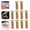 Mobestech 40 Pcs Hose Connector Compression Sleeves Oil Lines Adapter