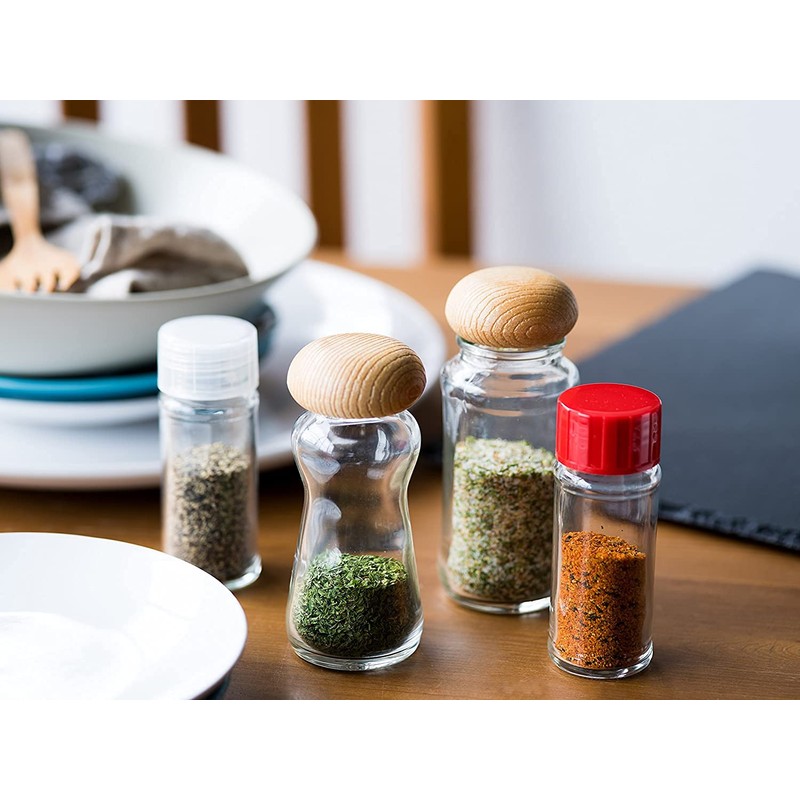 Living Market Spice Bottles, Condiment Bottles, Airtight Containers with Inner