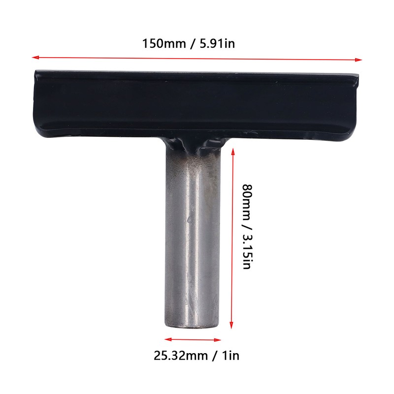 6in Wood Lathe Tool Rest Steel Arc Design 1in Post