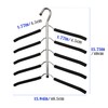 Hangers Space Saving Clothes Hanger 2 Packs Swing Arm Non