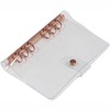 Audiophan Clear A6 Binder Cover Gold 6 Ring PVC Loose