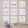 MAYJOYDIY 9pcs Cat Emotion Stencil 6×6inch Cute Cat Face Stencil