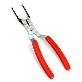 QWORK Relay Puller Plier, 9-1/16" Long 3-3/4" Maximum Opening Auto Metal Relay and Fuse Remover Tool