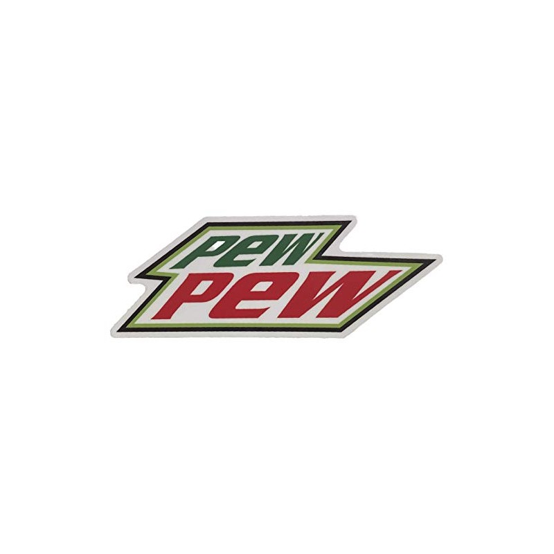 Pew Pew - Vinyl Decal/Bumper Sticker