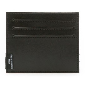 BLU RITMO EcoDNA All in One Compact Wallet in Vegan Leather, Unisex Men and Women. Made in Italy. PeTA Approved, Multi-Coloured, 10 x 9 cm, Bordoeaux
