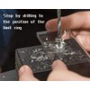Depth Stop for Drill, XiXiRan 8-Piece Positioner Ring Positioner Depth