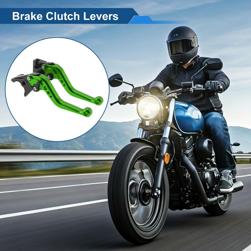 X AUTOHAUX Short Brake Clutch Levers for Triumph Trident 660