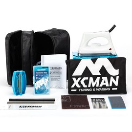 XCMAN Complete Ski Snowboard Tuning and Waxing Kit with Waxing Iron,Universal Wax,Edge Tuner,Brush,Wax Scraper,Ptex Diamond Edge Snowboard Ski Winter Snowboard and Ski Tuning Kit Full Temperature  ski wax winter sport - Color: STK-3 STANDARD VERSION