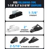 NUOVEPE Heavy Duty Anti Theft Trailer Lock, Universal Fit 1-7/8",