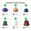 Coffee Capsule Holder Red Dual Use with Magnetic Sticker Wall