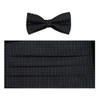 Cummerbund & Bow Tie Black Dot cb00018