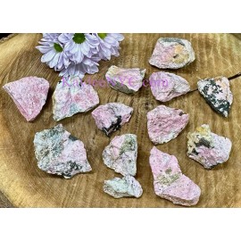 Wholesale Lot 2 Lbs Natural Peruvian Pink Rhodonite Raw Crystal