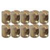HALJIA 10 PCS M8 * 15MM Barrel Nuts Dowels Slotted