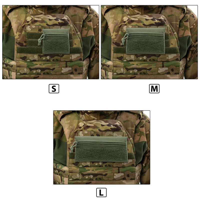 Qavctw Tactical Admin Bag with Velcro for Tools, Storage Bag,