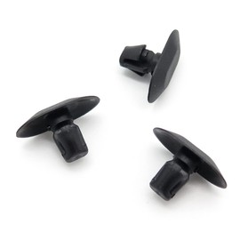 VVO Fasteners Black Plastic Clips Side Body Trim Compatible with Some Peugeot 807 (Pack of 10 Clips)