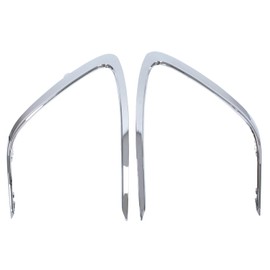 ApplianPar Front Left and Right Bumper Grille Grill Trim Molding for Toyota Camry LE XLE 2021-2022 Chrome