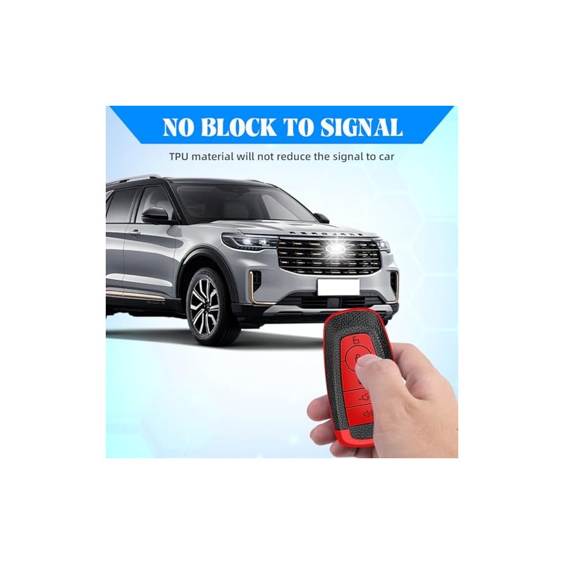 QBUC Key Fob Cover for Ford Vehicles - Premium TPU