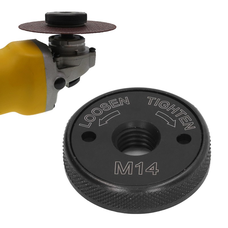 Angle Grinder Flange Nut Self Locking M14 45mm 40Cr Quick