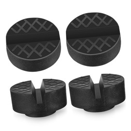 Outanaya 4 Pack Car Jack Stabilizer Rubber Pads Rv Jack Support Block Anti-Slip for Car Maintenance