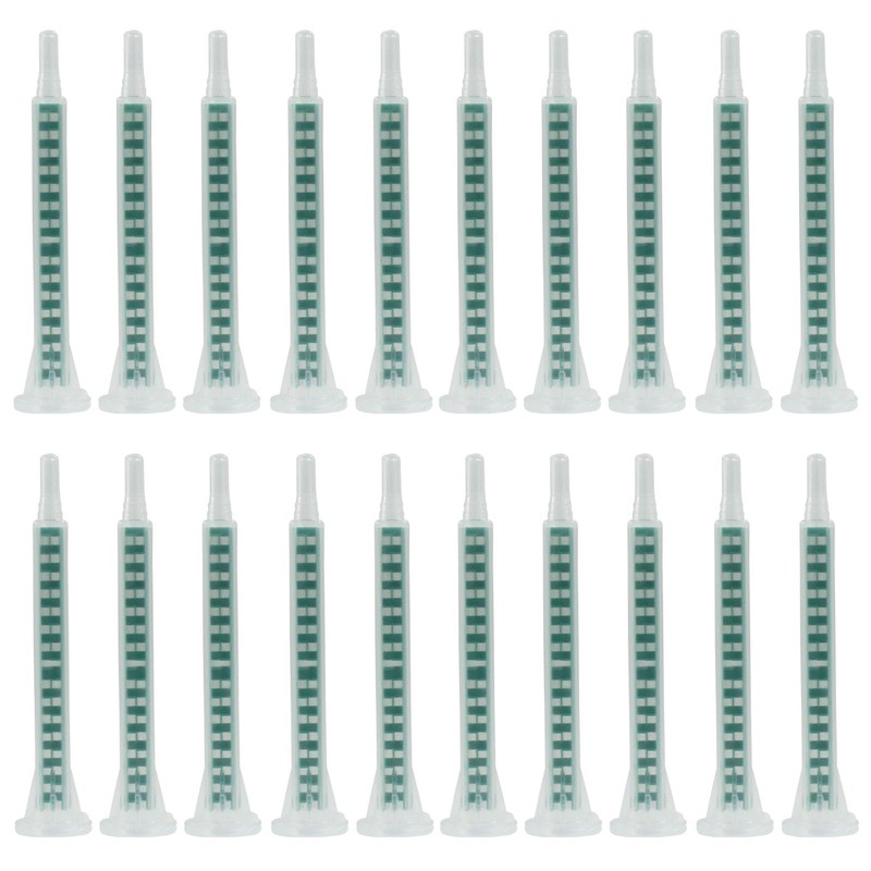 Moicstiy 20Pcs Epoxy Adhesive Mixing Nozzle Tip, Static Resin Mixer