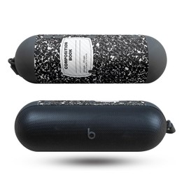 Carbon Fiber Speaker Skin Compatible with Beats Pill (2024) - Composition Book - Premium 3M Vinyl Protective Wrap Decal Cover - Easy to Apply | Crafted in The USA by MightySkins