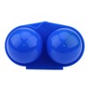 Alomejor 2 x Plastic Egg Holder Portable Egg Box Container